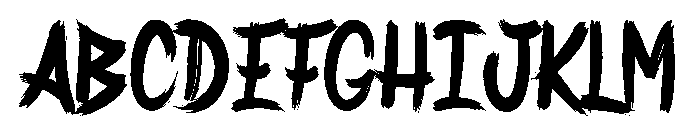 Scarrew Font UPPERCASE