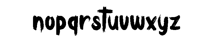 Scarrew Font LOWERCASE