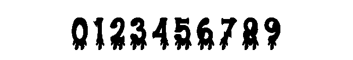 Scarry Horror Font OTHER CHARS