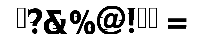 Scary Death Regular Font OTHER CHARS