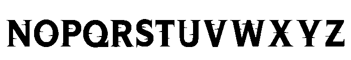 Scary Death Regular Font LOWERCASE