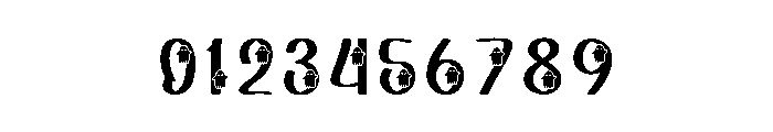 Scary Ghosting Font OTHER CHARS