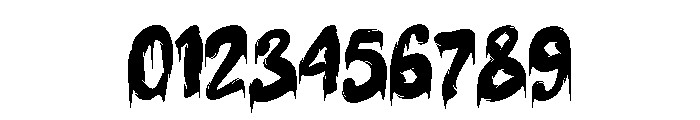 Scary Graffiti Font OTHER CHARS