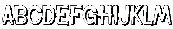Scary Grave Extrude FONT