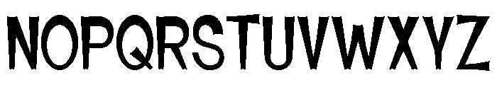 Scary Grave Regular Font UPPERCASE