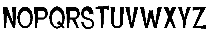Scary Grave Regular Font LOWERCASE