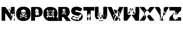 Scary Halloween Trio 2 Font UPPERCASE