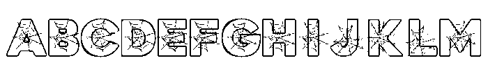 Scary Halloween Trio 3 Font UPPERCASE