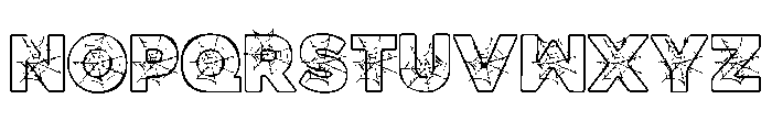 Scary Halloween Trio 3 Font UPPERCASE