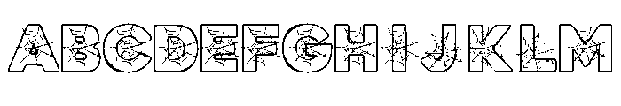 Scary Halloween Trio 4 Font UPPERCASE