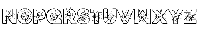 Scary Halloween Trio 4 Font UPPERCASE