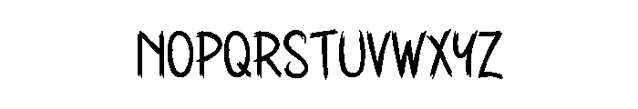 Scary Hospital Font UPPERCASE