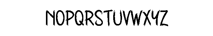 Scary Hospital Font LOWERCASE