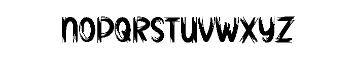 Scary Midnight Font UPPERCASE