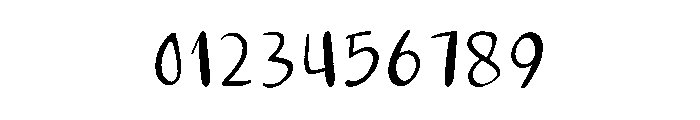 Scary Rough Font OTHER CHARS