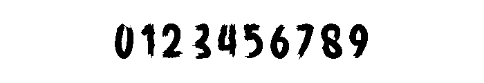 Scary Snowman Font OTHER CHARS