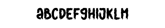 Scary Snowman FONT