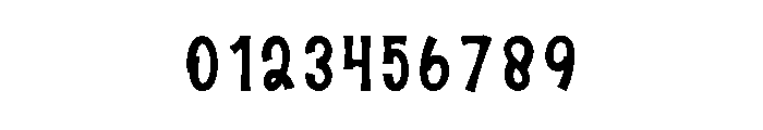 Scary Wednesday Font OTHER CHARS