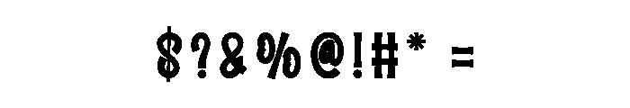 Scary Wednesday Font OTHER CHARS