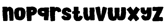Scary Witch Regular Font LOWERCASE