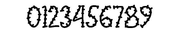 Scary Zombies Regular Font OTHER CHARS