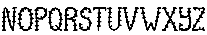 Scary Zombies Regular Font LOWERCASE