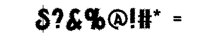 ScarySky Font OTHER CHARS