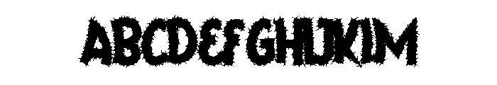 ScarySky Font UPPERCASE