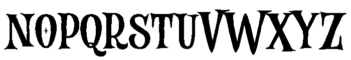 Scarys Broom Regular Font LOWERCASE