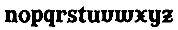 Scarytale Font LOWERCASE