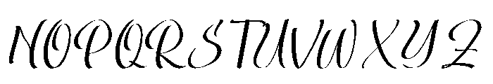Scattergun Font UPPERCASE