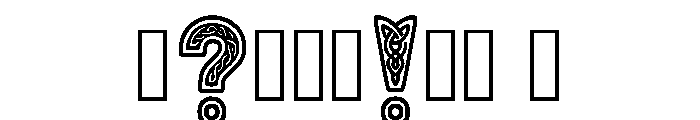 Scaup Regular Font OTHER CHARS