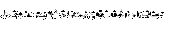 Scenic Doodle Elements FONT