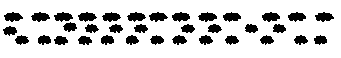 Scholar Block Christmas Snow Font LOWERCASE