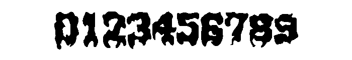 Scholar Block Spooky Outline Font OTHER CHARS
