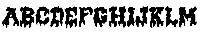 Scholar Block Spooky Outline FONT