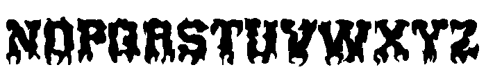 Scholar Block Spooky Outline Font LOWERCASE