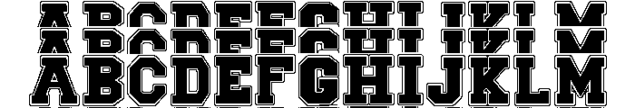 Scholar Varsity Stacked FONT