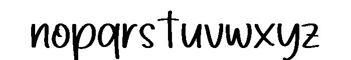 Scholarly Teacher Regular Font LOWERCASE