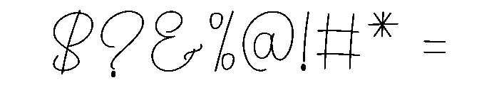 School Autography Font OTHER CHARS