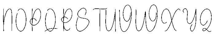 School Autography Font UPPERCASE