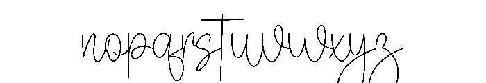 School Autography Font LOWERCASE