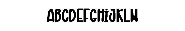 School Beach Font UPPERCASE
