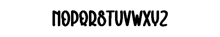 School Beach Font UPPERCASE