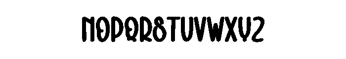 School Beach Font LOWERCASE
