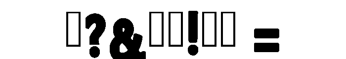 School Bold Regular Font OTHER CHARS