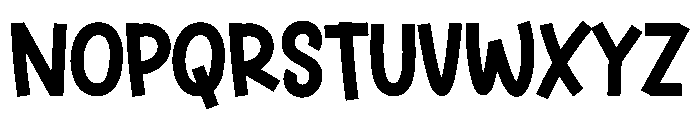 School Bold Font LOWERCASE