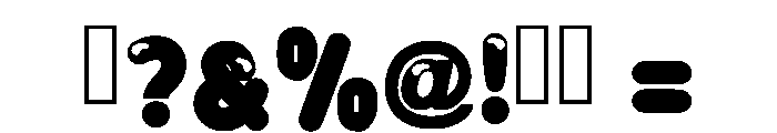 School Bubble Regular Font OTHER CHARS