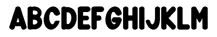 School Camping Regular Font UPPERCASE