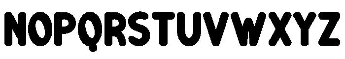 School Camping Regular Font LOWERCASE
